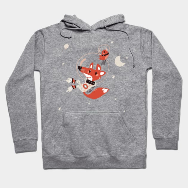 Space fox Hoodie by BabyKarot